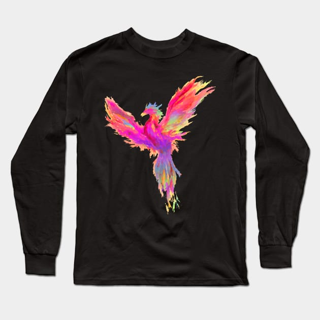 phoenix Long Sleeve T-Shirt by Trashfox